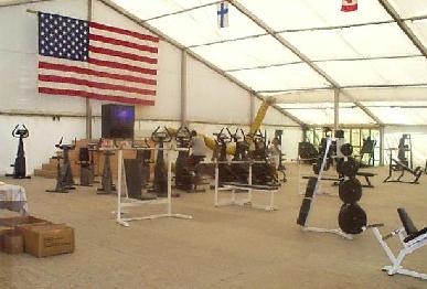 The gymnasium at the LSA